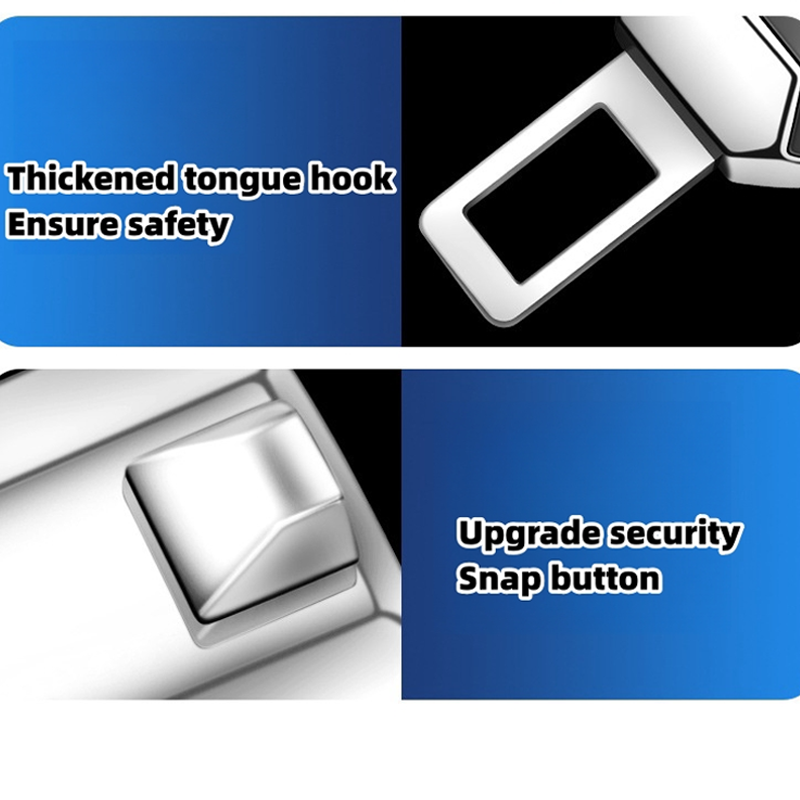 Vehicle mounted electroplated zinc alloy seat belt extension buckle