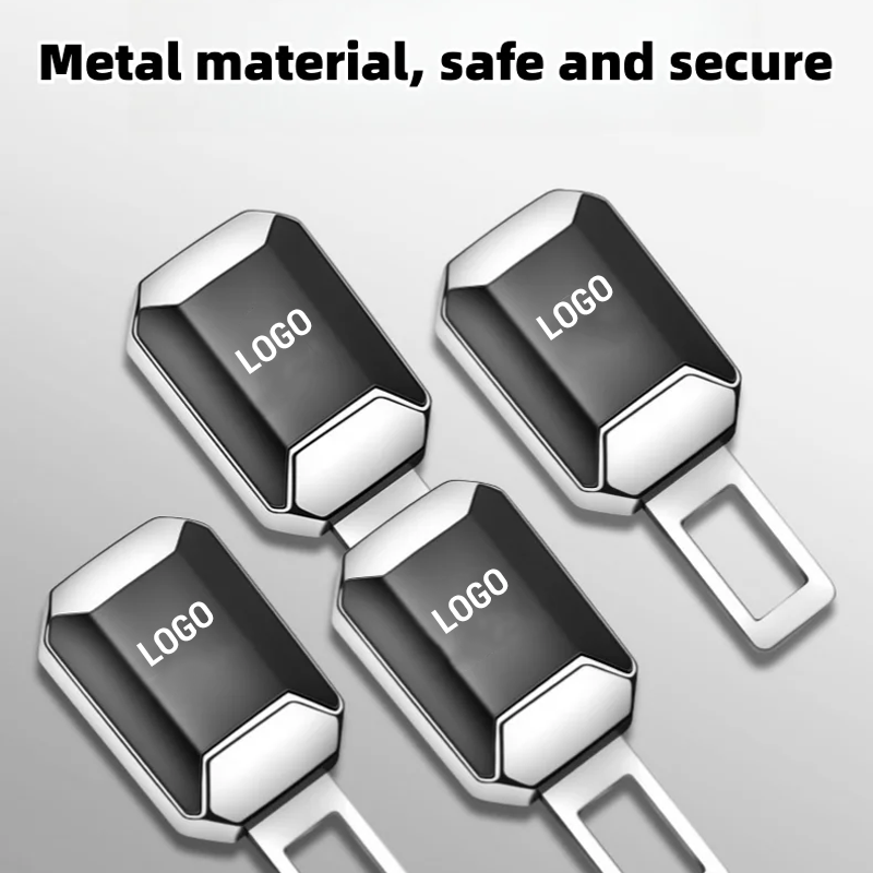 Vehicle mounted electroplated zinc alloy seat belt extension buckle