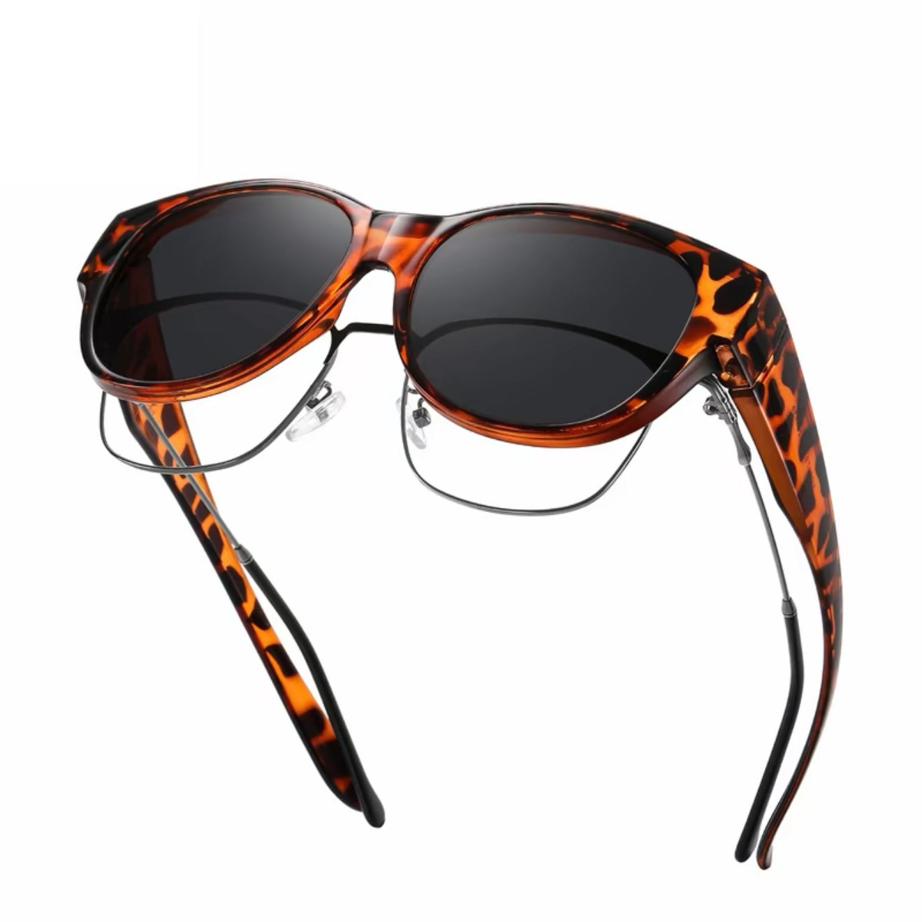 🕶 Nowe okulary przeciwsłoneczne typu „kocie oko” w rozmiarze XL, z soczewkami polaryzacyjnymi i ochroną UV400.
