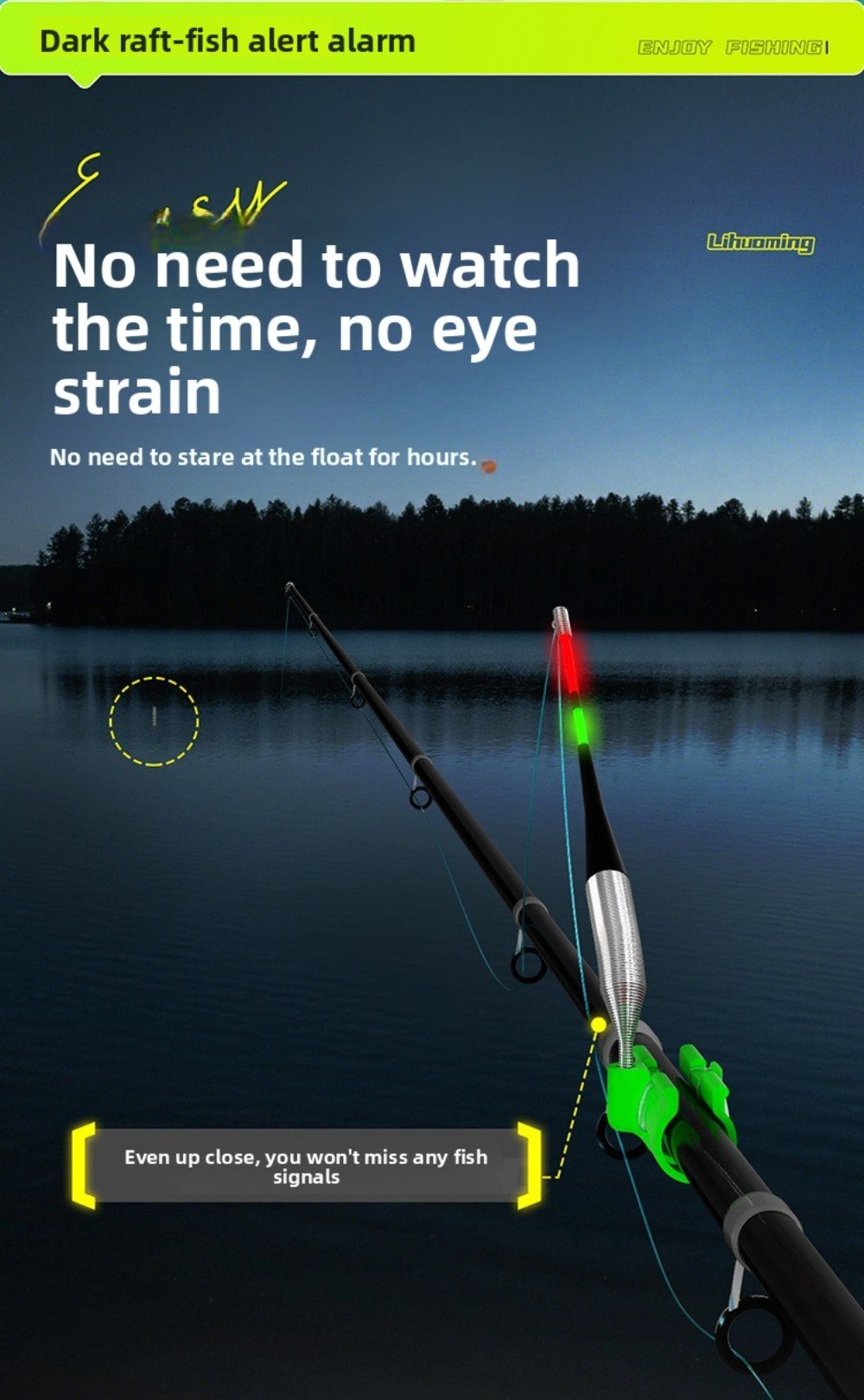 🎣Automatyczny wskaźnik brań do połowu spławikowego / wskaźnik brań do połowu z brzegu i spinningu
