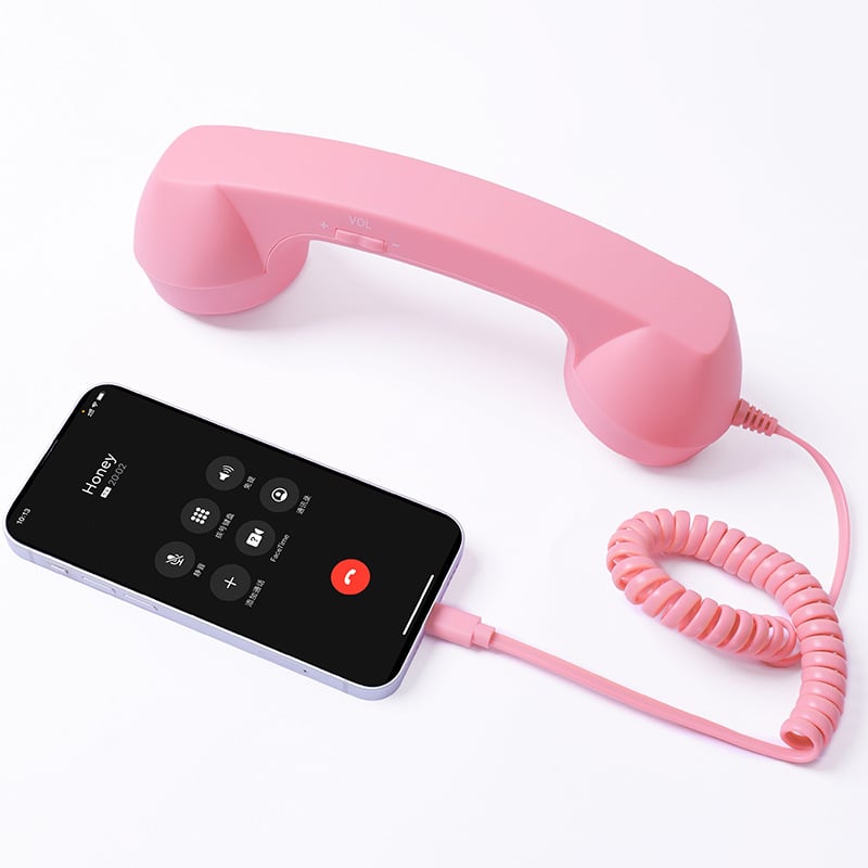 ☎️ Słuchawka telefoniczna w stylu retro ze złączem Type-C 📞