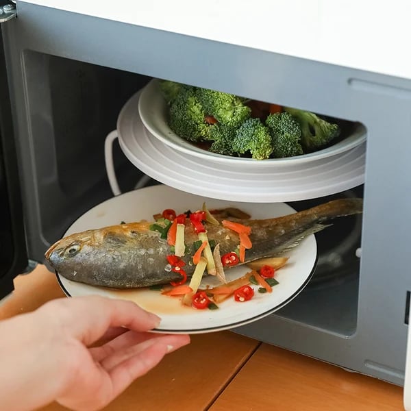 📢🍽️ 50% taniej przez ograniczony czas ⏰ Składana taca do mikrofalówki