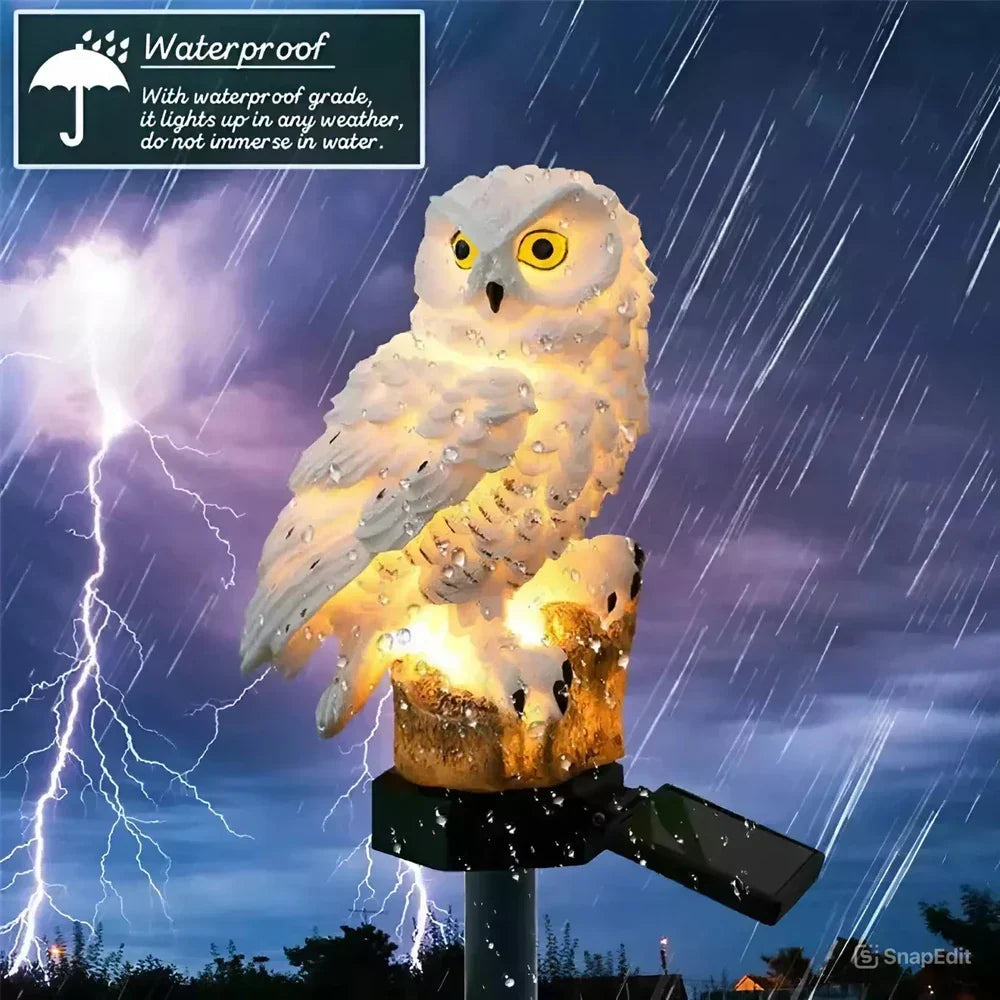 🦉Rozświetl swoją ścieżkę ogrodową już dziś! Lampa ścieżkowa w kształcie sowy zasilana energią słoneczną