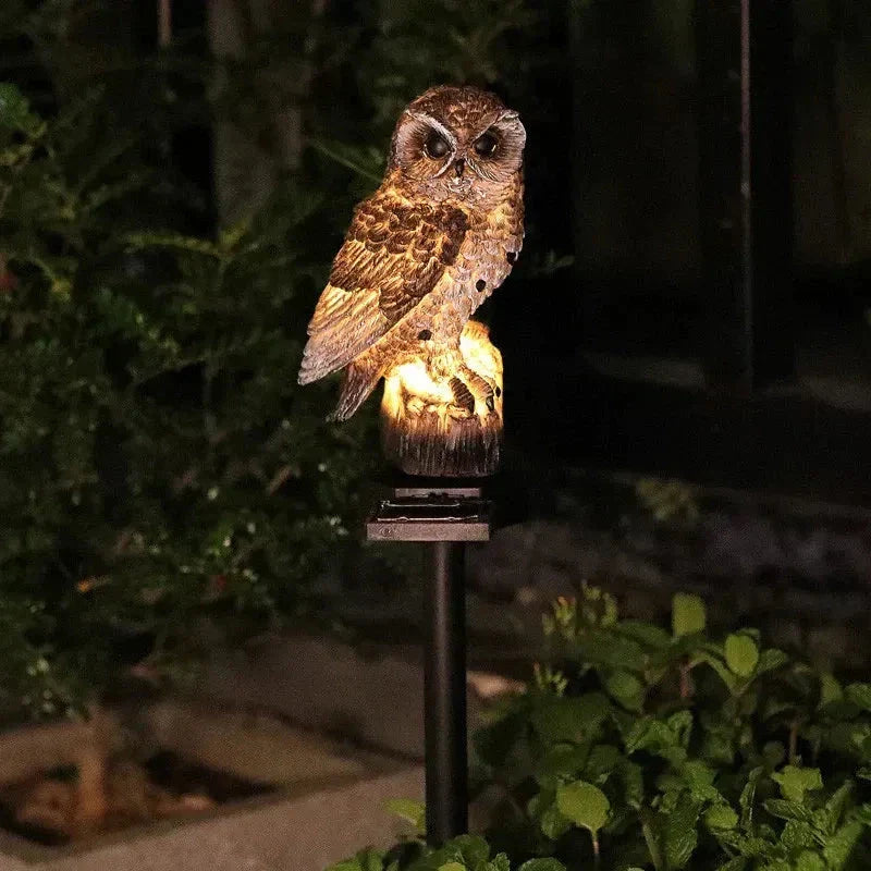 🦉Rozświetl swoją ścieżkę ogrodową już dziś! Lampa ścieżkowa w kształcie sowy zasilana energią słoneczną