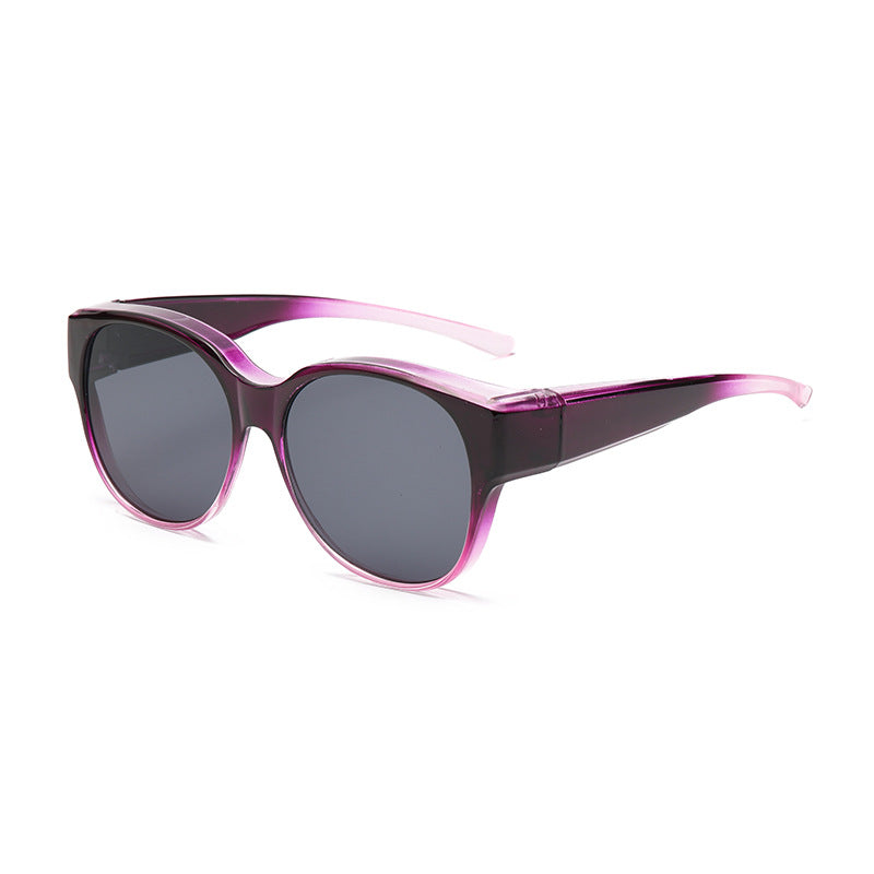 🕶 Nowe okulary przeciwsłoneczne typu „kocie oko” w rozmiarze XL, z soczewkami polaryzacyjnymi i ochroną UV400.