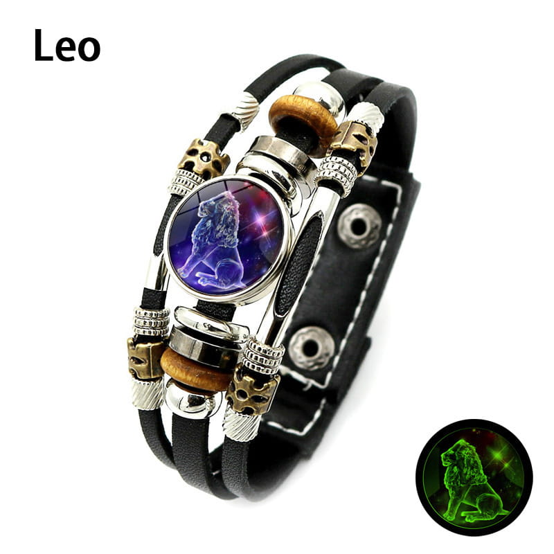 🌌 Bransoletka ze znakiem zodiaku świecąca w ciemności🌌