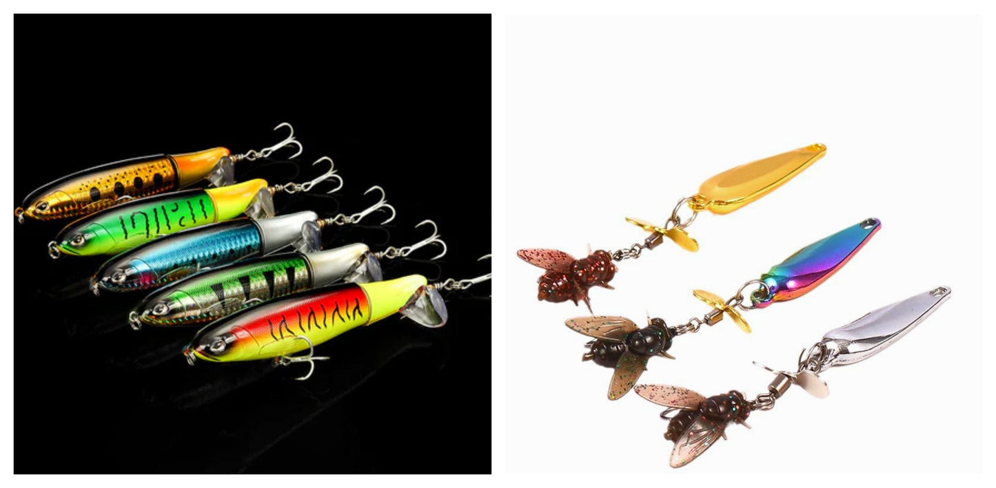 🎣 Pływająca, obracająca się przynęta ze śmigłem 🐟 Wysokiej jakości sprzęt wędkarski