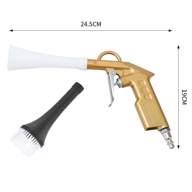 Pistolet czyszczący Tornado – dmuchawa powietrzna 2 w 1 z szczotką