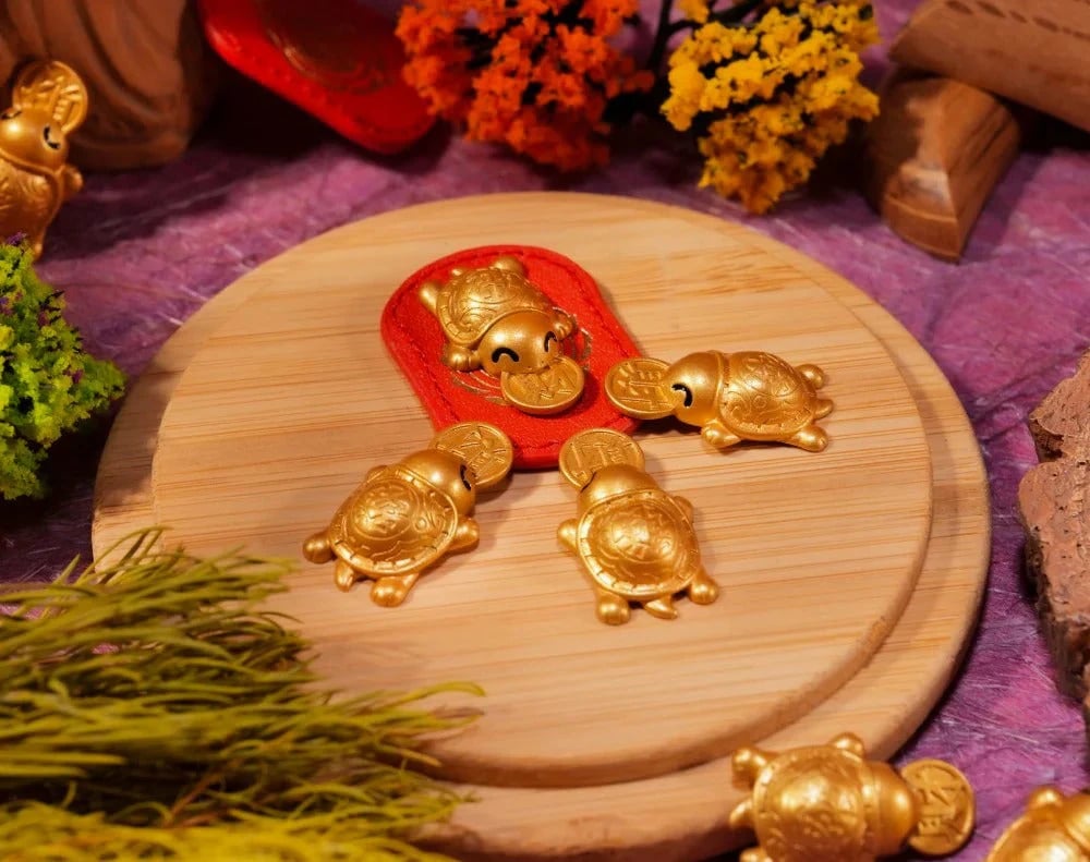🐢2026 Złoty amulet żółwia – Gryzie szczęście🍀Nigdy nie puszcza!