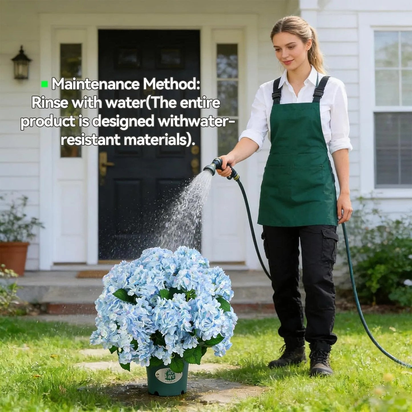 🌼Sztuczne hortensje do użytku na zewnątrz – odporne na promieniowanie UV, wodoodporne i wiatroszczelne💐🌸