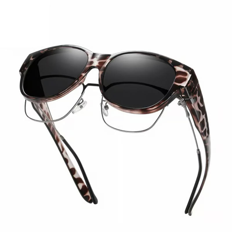 🕶 Nowe okulary przeciwsłoneczne typu „kocie oko” w rozmiarze XL, z soczewkami polaryzacyjnymi i ochroną UV400.