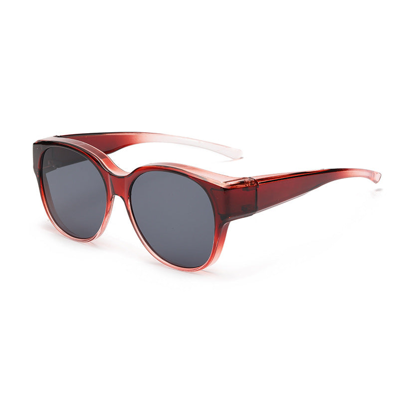 🕶 Nowe okulary przeciwsłoneczne typu „kocie oko” w rozmiarze XL, z soczewkami polaryzacyjnymi i ochroną UV400.