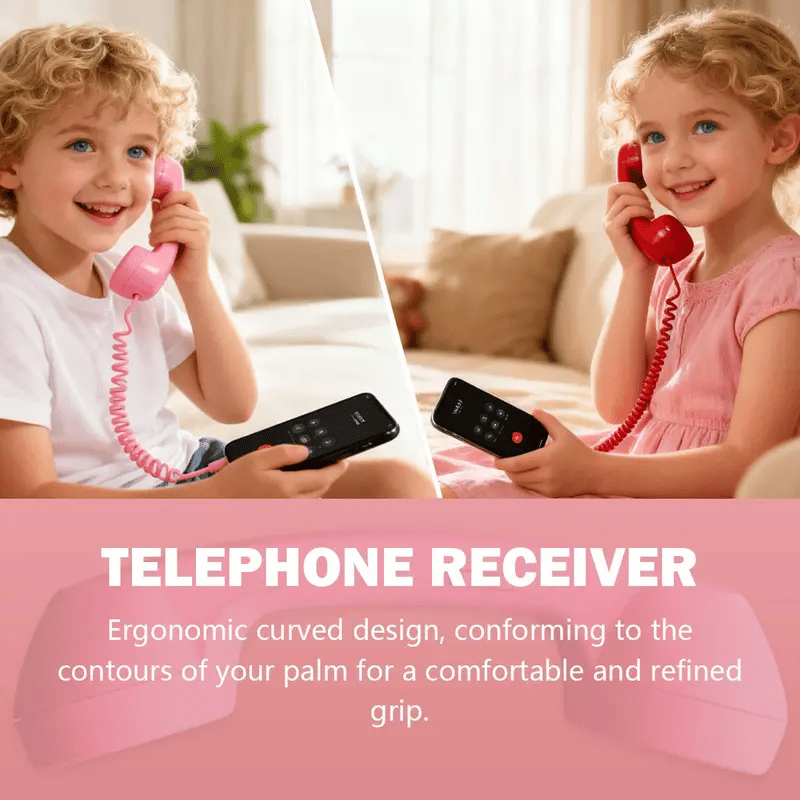 ☎️ Słuchawka telefoniczna w stylu retro ze złączem Type-C 📞