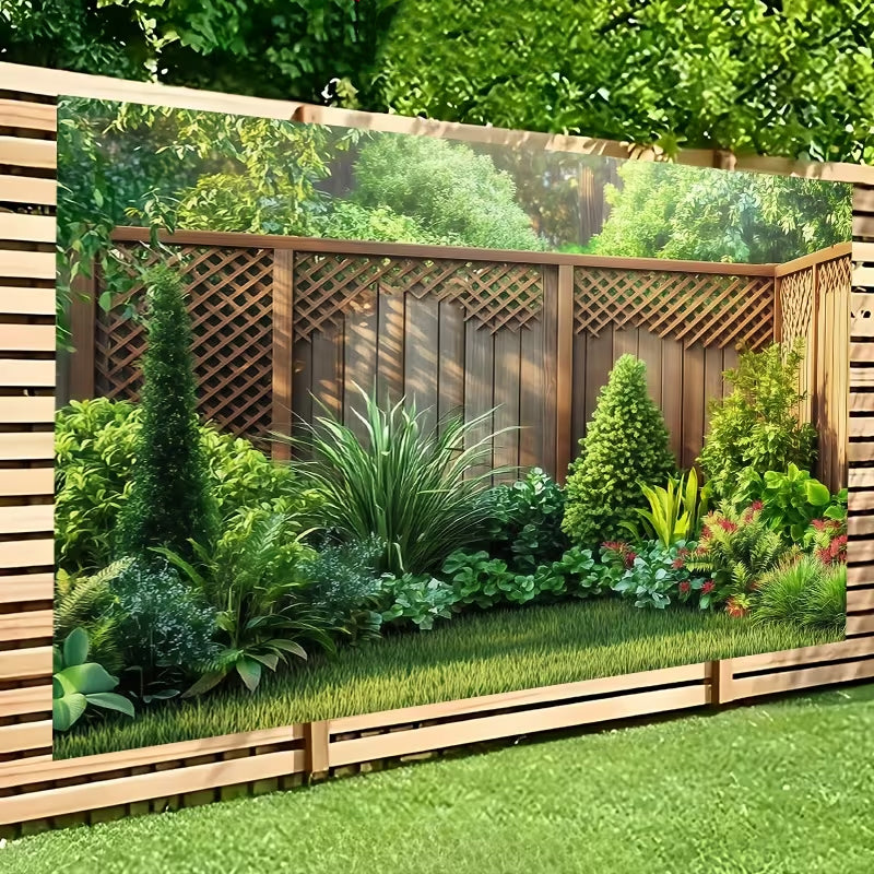 🌲🌸 Zmień swój ogród w zaczarowany las – jeden baner, nieskończone piękno! ✨