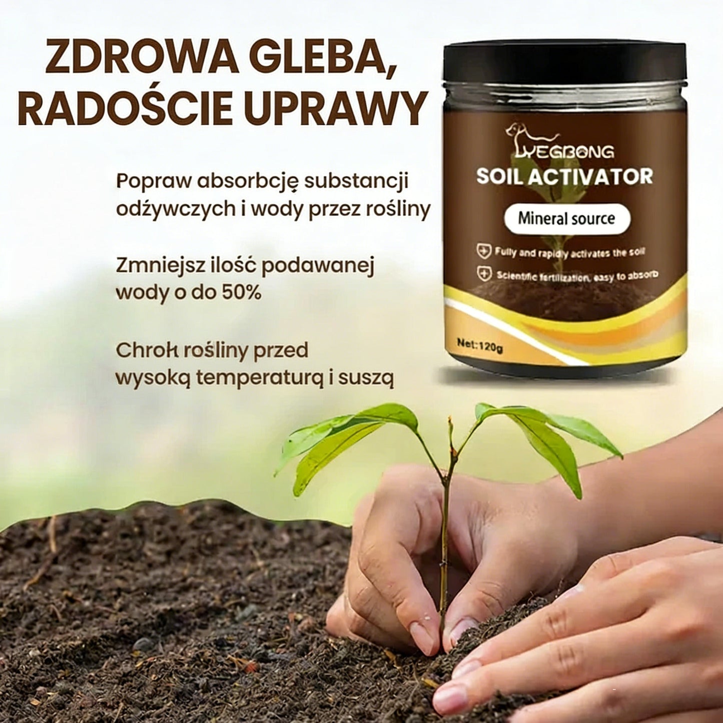 🔥Kup 1 i otrzymaj 2 gratis🌱 Środek Spulchniający Gleby – Żyzność i Zdrowie Roślin w Każdej Donicy! ✨