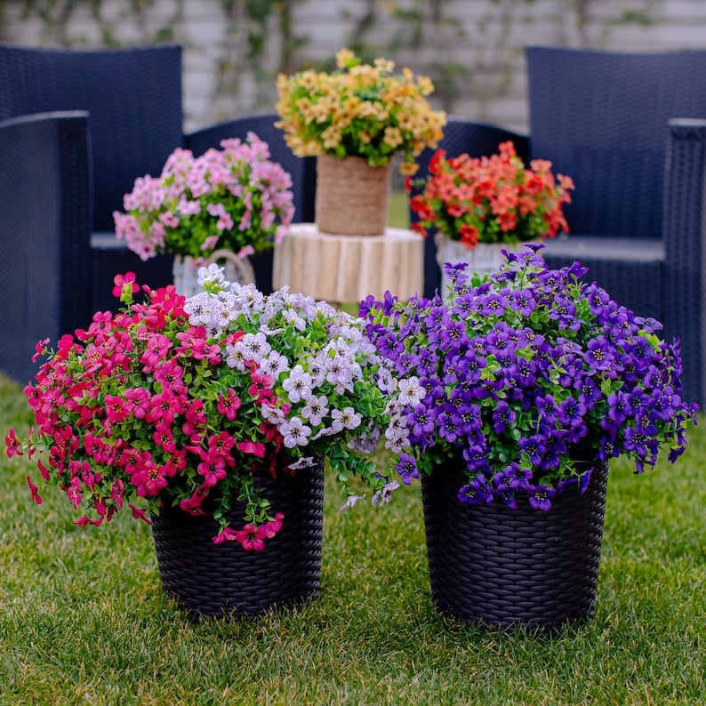 🎁 Ostatni dzień – 50% zniżki 🌸 Odporny na UV, nieblaknący, kolorowy sztuczny kwiat
