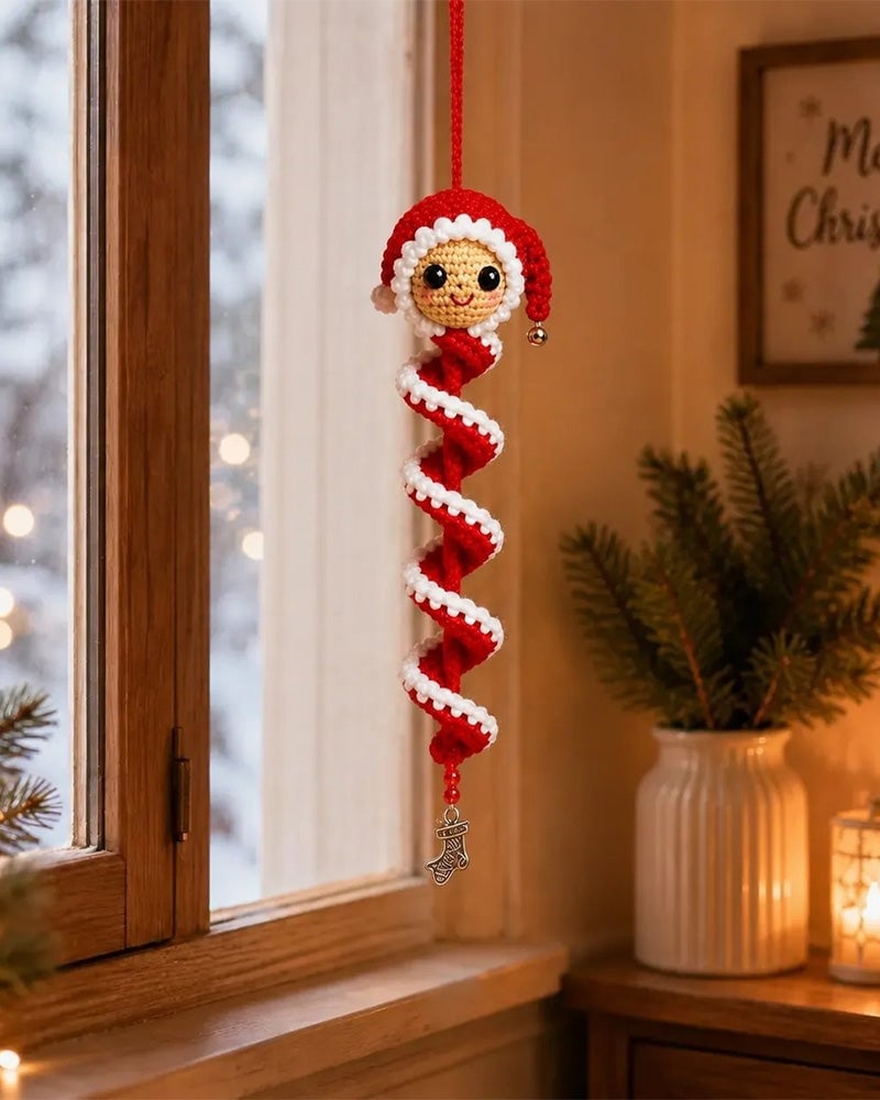 ☃️Ostatni dzień 50% zniżki – zestaw spiralnych bałwanków DIY na szydełku