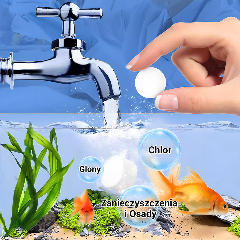 【1+2 gratis 】🐠Wydajna tabletka do oczyszczania wody w akwarium
