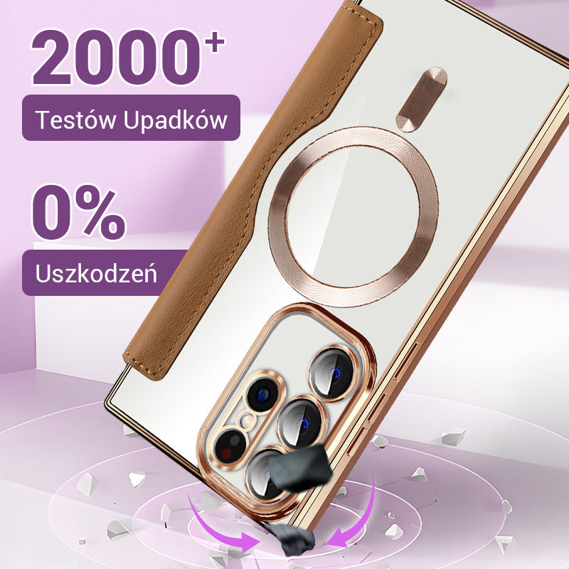 📱Nowe skórzane etui z klapką na telefon komórkowy Samsung