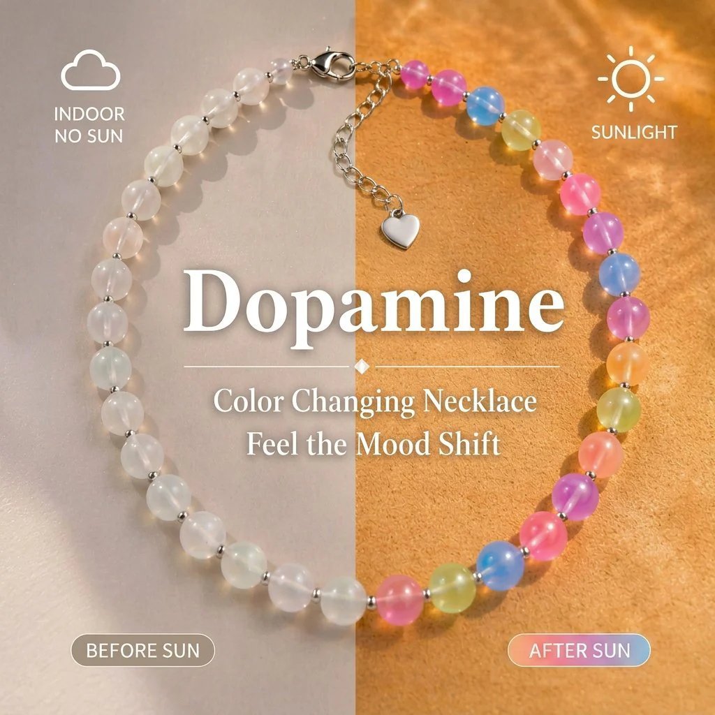 🌈 Dopamine – Kolekcja biżuterii perłowej reagującej na promieniowanie UV