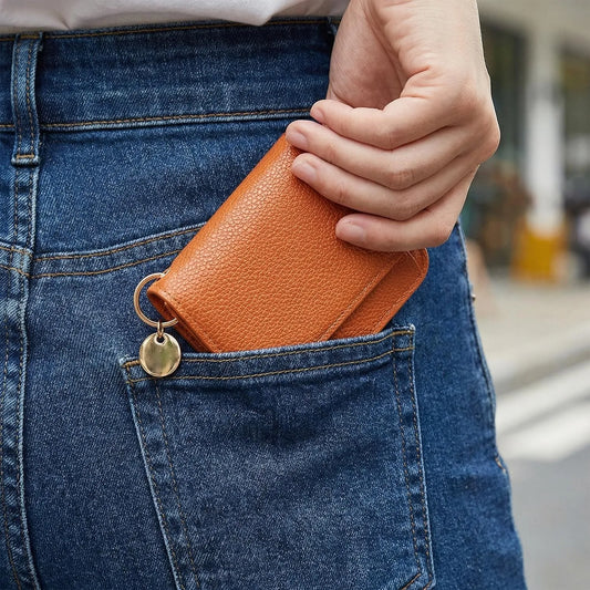 👜 Portfel ręczny w stylu retro z wieloma kartami i ukrytą kieszenią