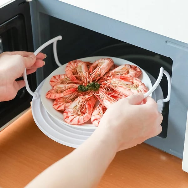 📢🍽️ 50% taniej przez ograniczony czas ⏰ Składana taca do mikrofalówki