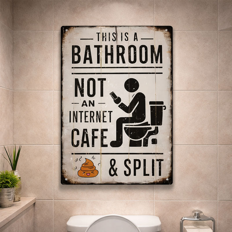 🚽 To jest łazienka, a nie kawiarenka internetowa😂