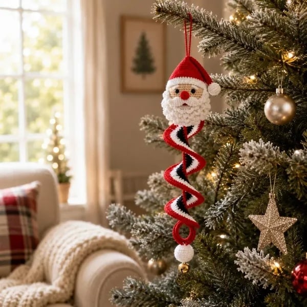 ☃️Ostatni dzień 50% zniżki – zestaw spiralnych bałwanków DIY na szydełku