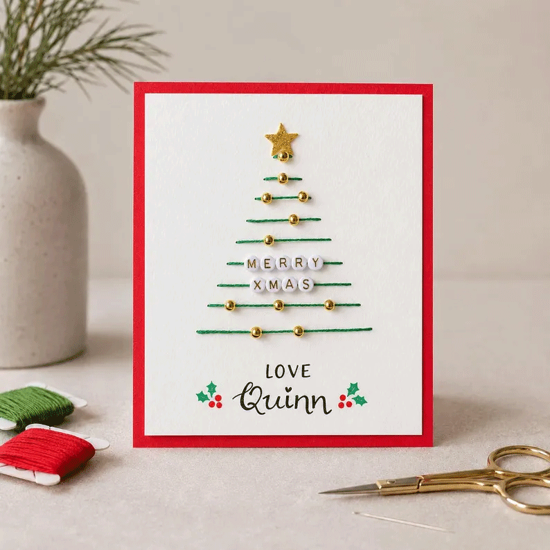 🎄🧵Zestaw DIY „Merry & Bright” (6 szt.)