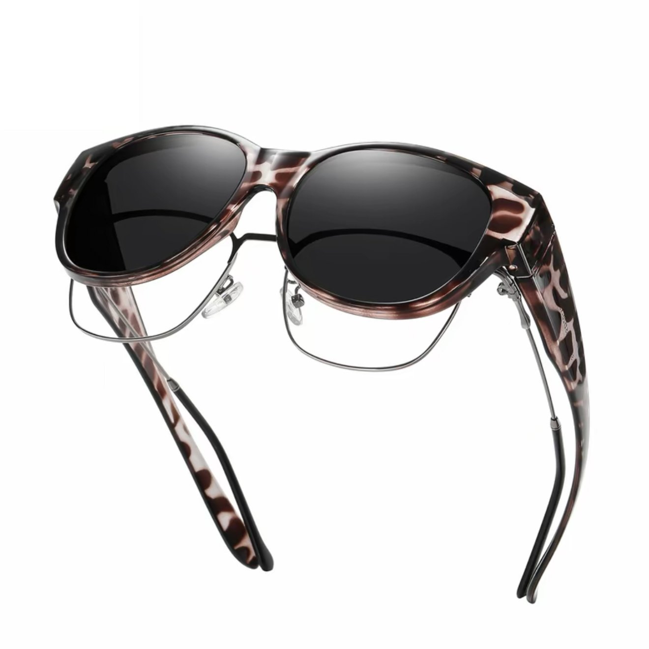 🕶 Nowe okulary przeciwsłoneczne typu „kocie oko” w rozmiarze XL, z soczewkami polaryzacyjnymi i ochroną UV400.