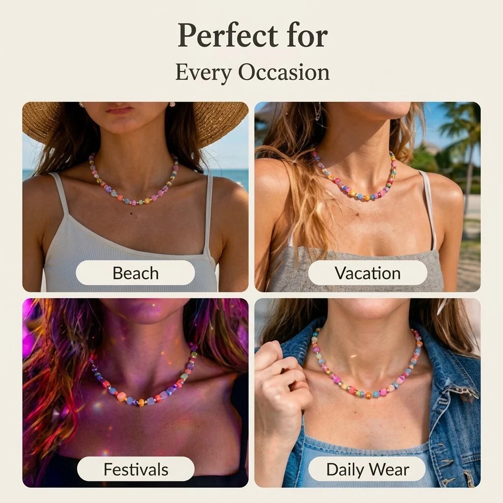 🌈 Dopamine – Kolekcja biżuterii perłowej reagującej na promieniowanie UV