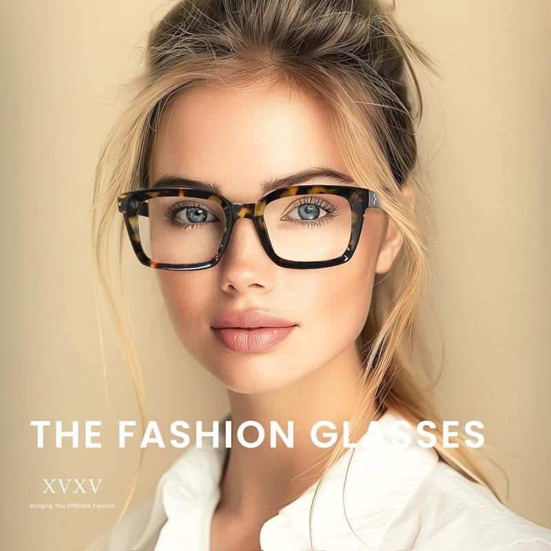 🔥Oferta ograniczona czasowo  ✨👓Okulary do czytania w kolorze szylkretowym – duże kwadratowe oprawki z filtrem światła niebieskiego