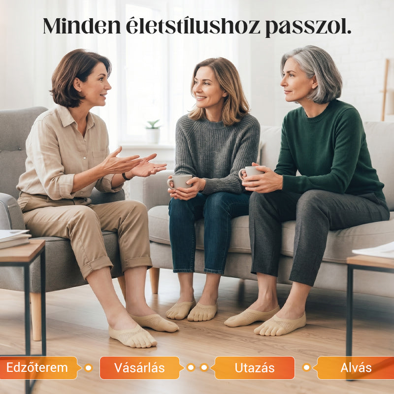 🔥Gorąca wyprzedaż🔥 Unisex niewidoczne, korygujące skarpetki pięciopalczaste