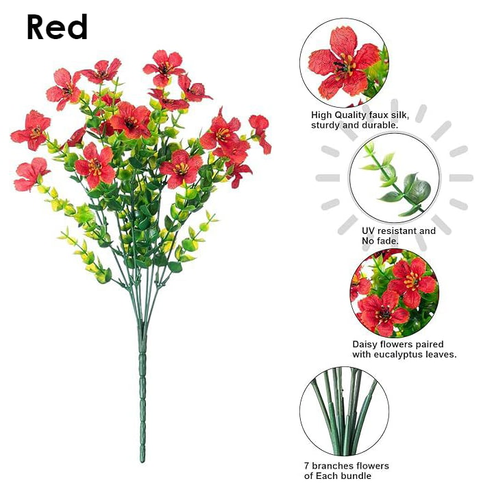 🎁 Ostatni dzień – 50% zniżki 🌸 Odporny na UV, nieblaknący, kolorowy sztuczny kwiat