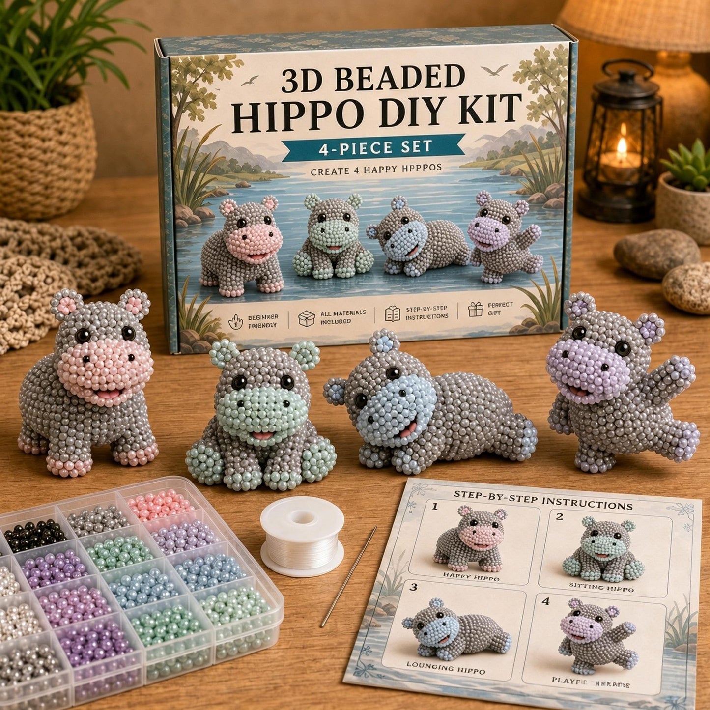 🧵✨ Mały zestaw DIY z koralikowymi zwierzątkami 3