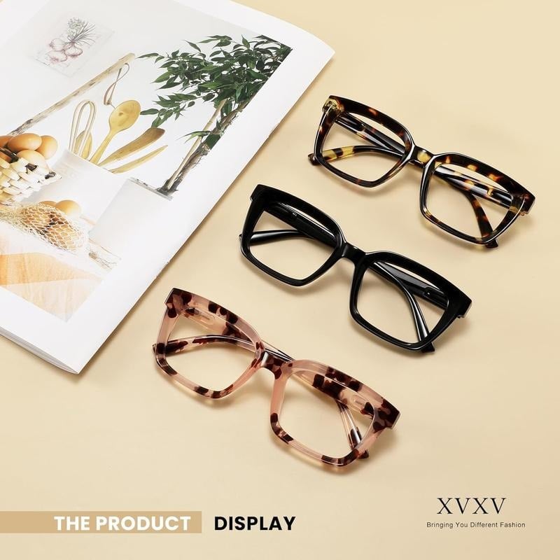 🔥Oferta ograniczona czasowo  ✨👓Okulary do czytania w kolorze szylkretowym – duże kwadratowe oprawki z filtrem światła niebieskiego