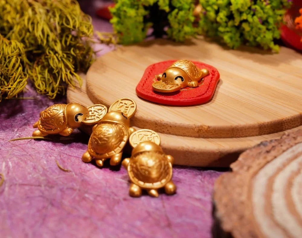 🐢2026 Złoty amulet żółwia – Gryzie szczęście🍀Nigdy nie puszcza!
