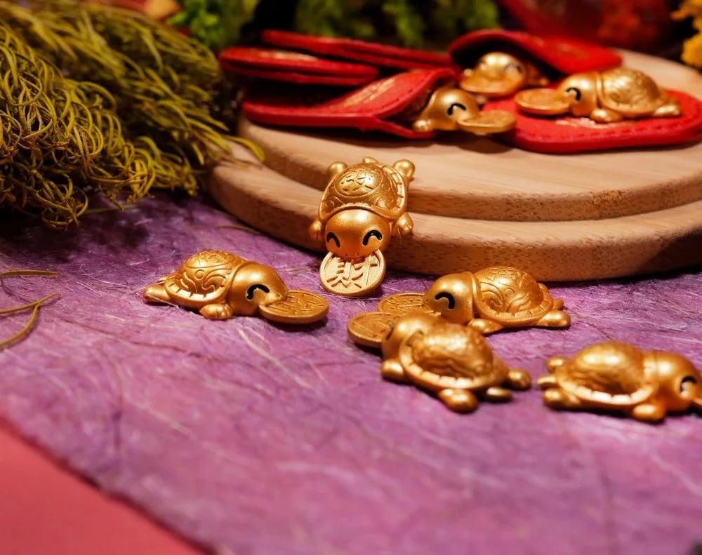 🐢2026 Złoty amulet żółwia – Gryzie szczęście🍀Nigdy nie puszcza!