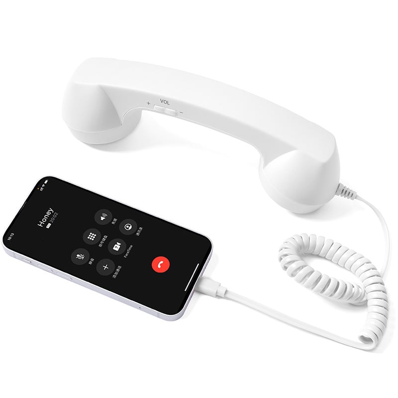 ☎️ Słuchawka telefoniczna w stylu retro ze złączem Type-C 📞