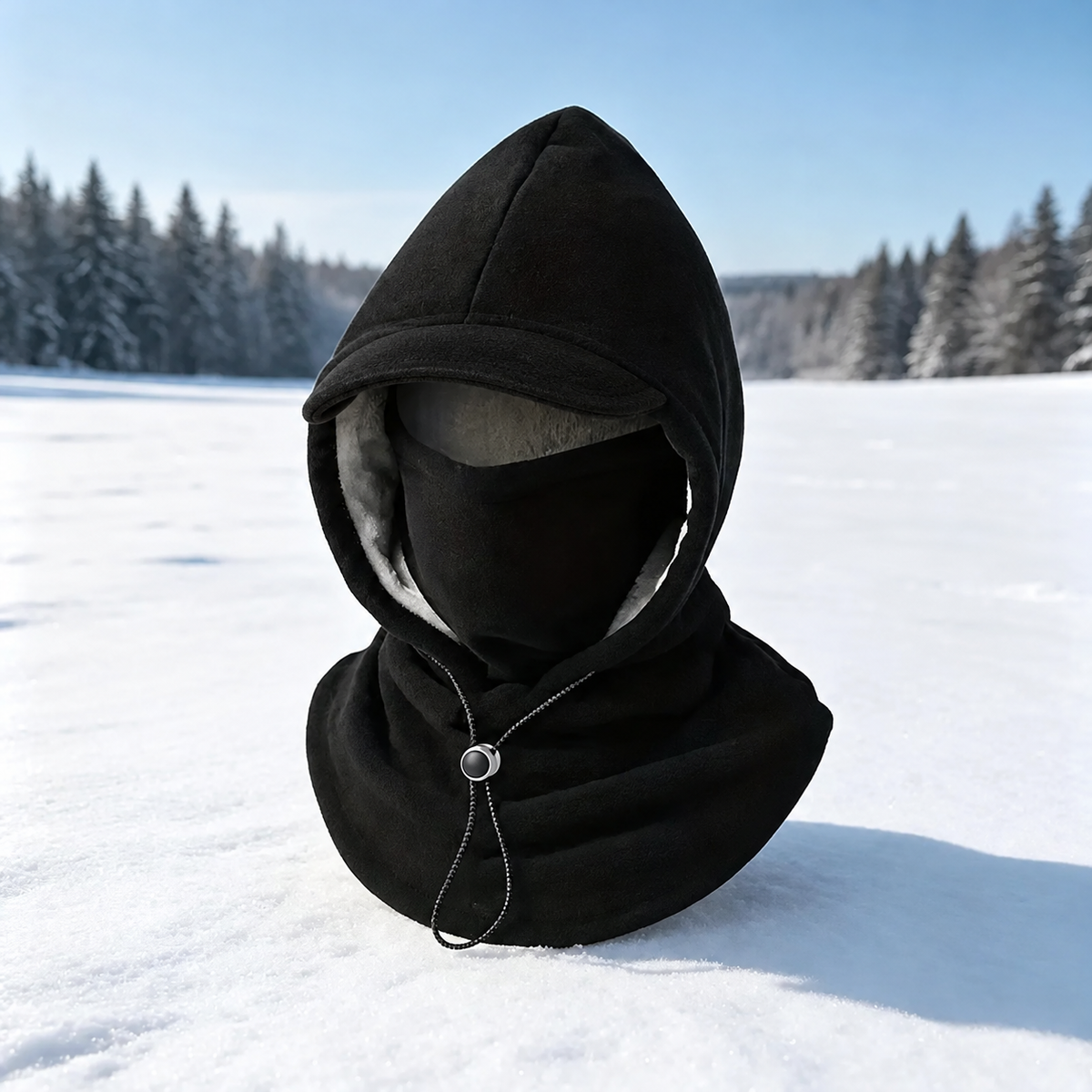 🥶 Kominiarka z polaru – pełna ochrona twarzy i szyi zimą podczas aktywności na świeżym powietrzu
