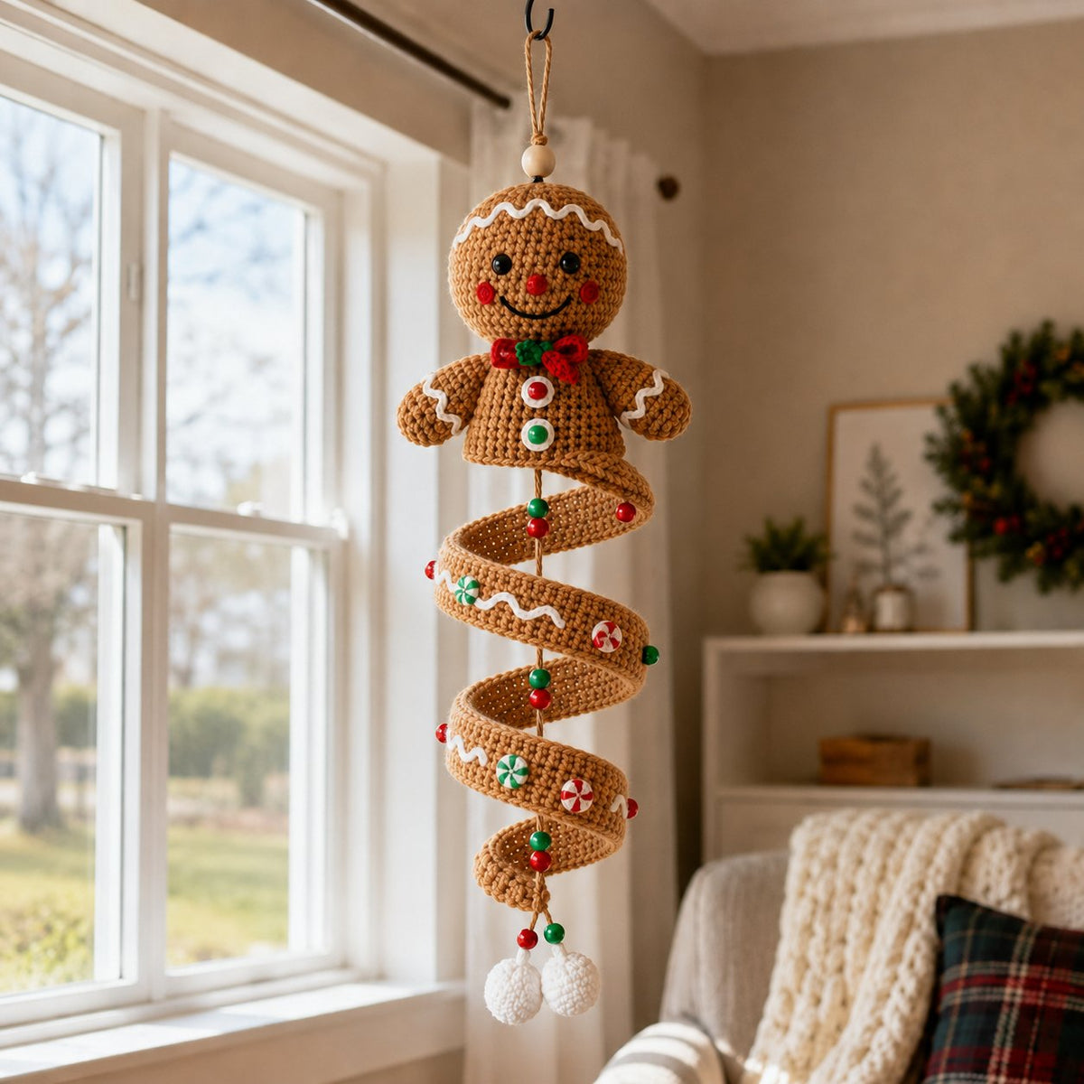 ☃️Ostatni dzień 50% zniżki – zestaw spiralnych bałwanków DIY na szydełku