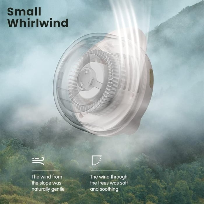 🔥💥Przenośny, cichy, miniaturowy wentylator elektryczny bezłopatkowy