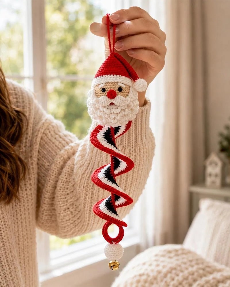 ☃️Ostatni dzień 50% zniżki – zestaw spiralnych bałwanków DIY na szydełku