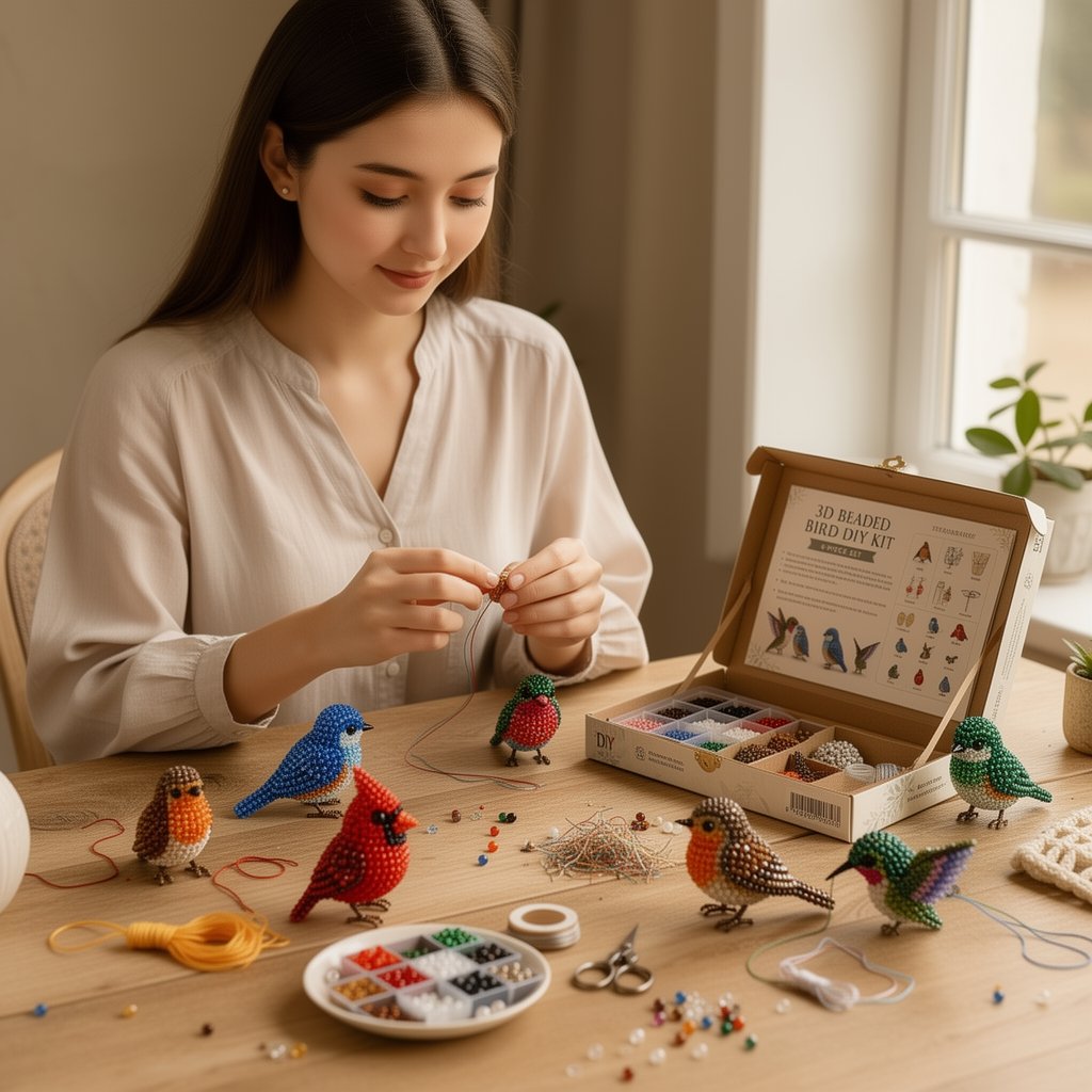 🧵✨ Mały zestaw DIY z koralikowymi zwierzątkami 3