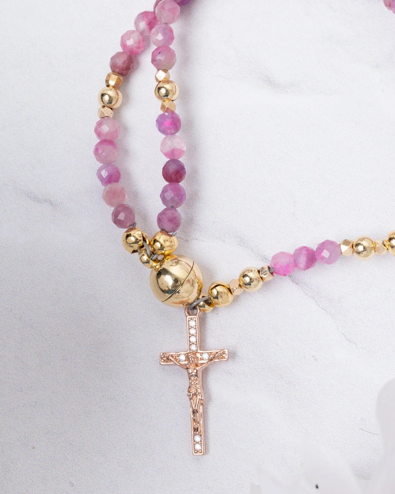🔥Oferta ograniczona czasowo, trwająca ostatnie 24 godziny🔥 49% zniżki - ✝️Ręcznie robione bransoletki różańcowe📿