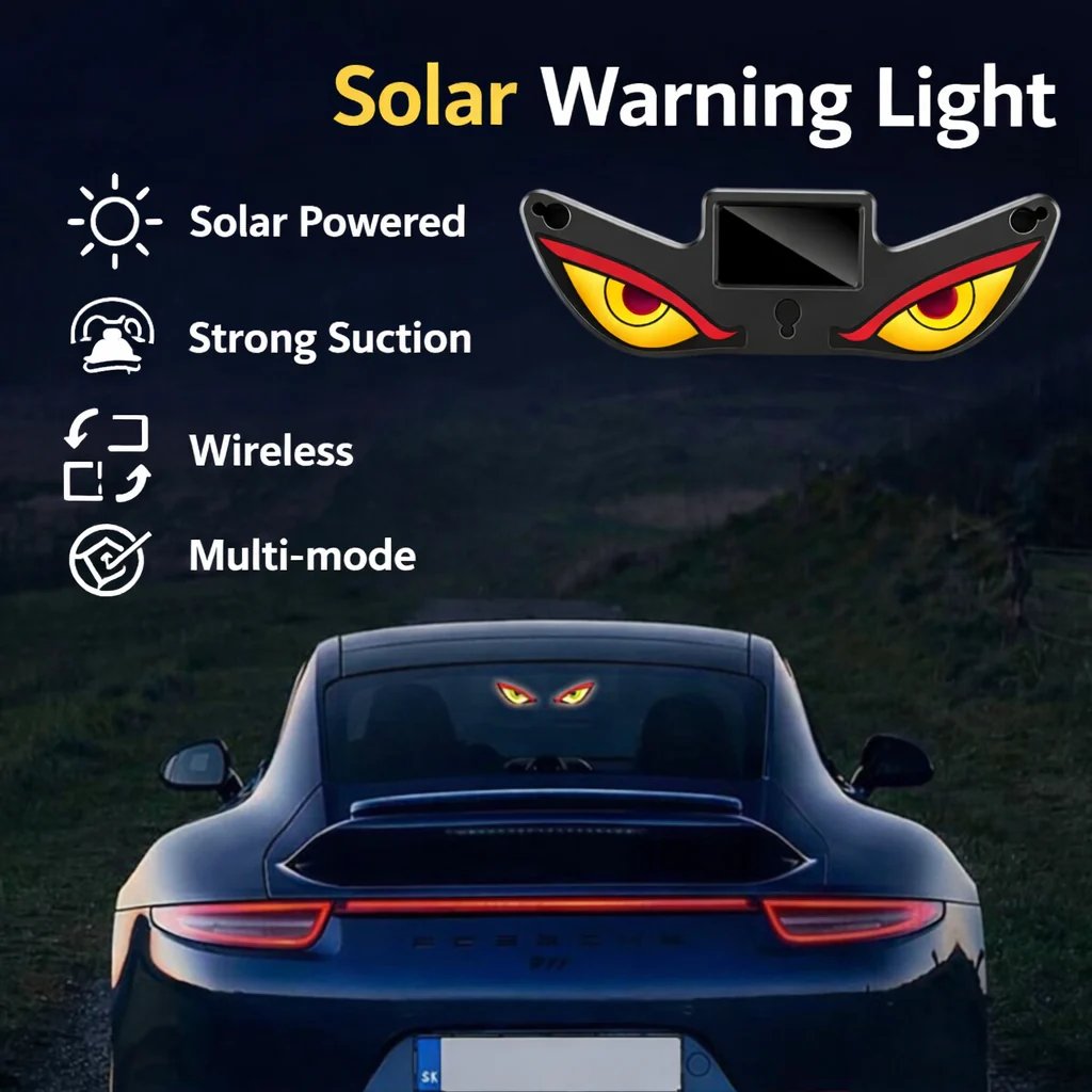 Oświetlenie szyb samochodowych LED "Solar Demon Eye"