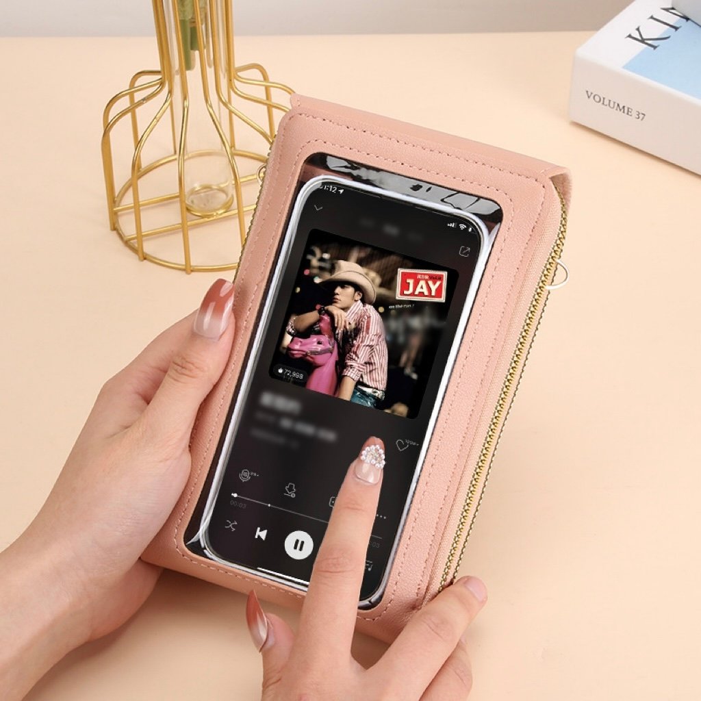🔥Damski telefon komórkowy z ekranem dotykowym Torba kurierska