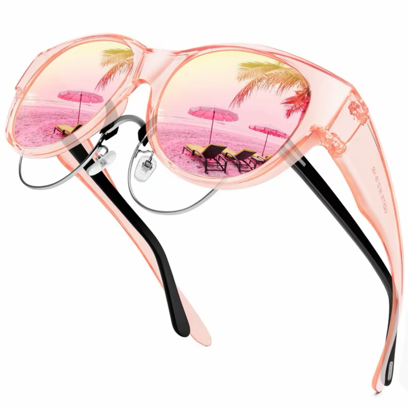🕶 Nowe okulary przeciwsłoneczne typu „kocie oko” w rozmiarze XL, z soczewkami polaryzacyjnymi i ochroną UV400.