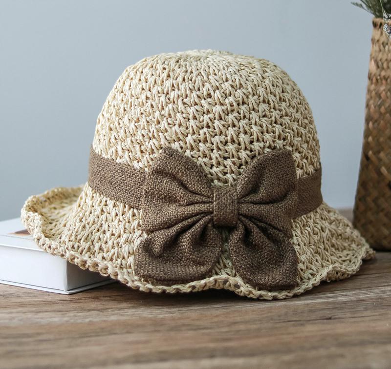 🔥Gorąca wyprzedaż 50% taniej✨Słomkowy kapelusz w stylu retro z kokardą – składany i oddychający, letni must-have
