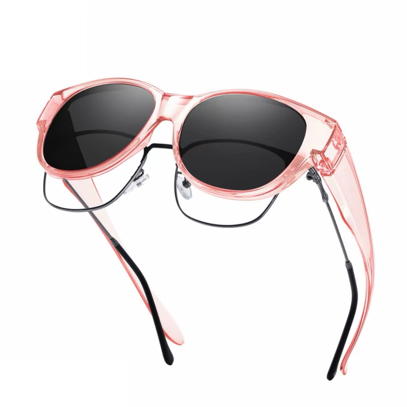 🕶 Nowe okulary przeciwsłoneczne typu „kocie oko” w rozmiarze XL, z soczewkami polaryzacyjnymi i ochroną UV400.
